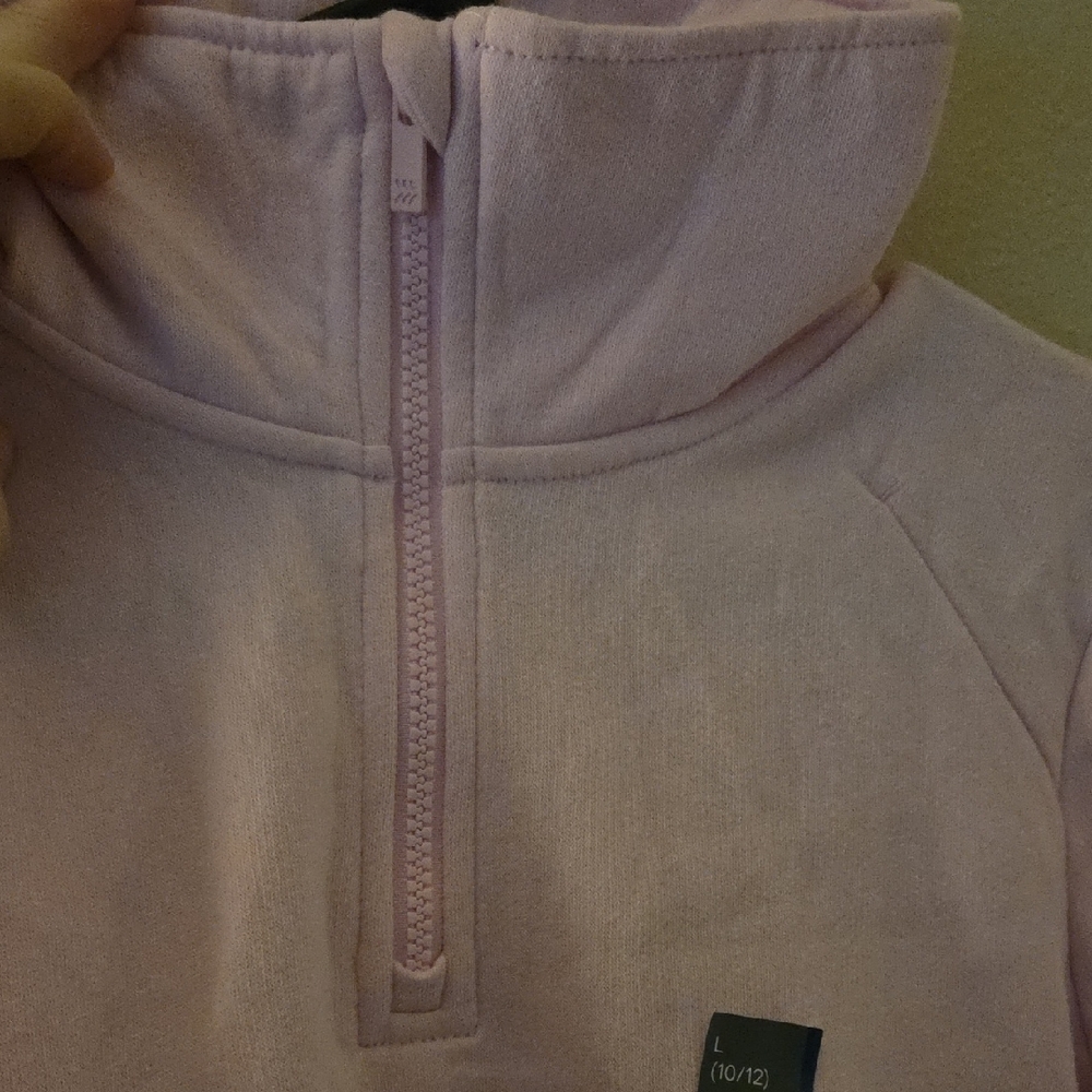All in Motion Light Pink Quarter-Zip Sweatshirt - Picture 2 of 6